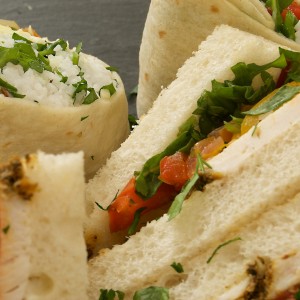 Food platter by Cafe Carberry Catering Belfast Northern Ireland.