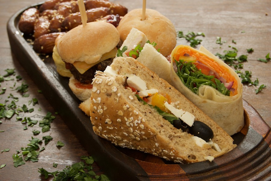 Catering Belfast sandwich platter photo. Cafe Carberry Belfast